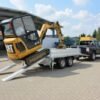 Kipper TRIUS SHDK O2 27-36-20.2 mit ALU-Bordwänden und Handpumpe.