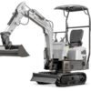 Minibagger „Bobmaster Pro“ – Diesel, 890 kg mit Knickarm + Schaufel-Set
