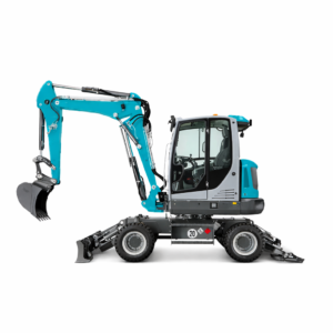 Mini-Bagger 8 Tonnen auf Rädern – Stage V
