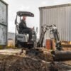 Minibagger „Bobmaster Pro“ – Diesel, 890 kg mit Knickarm + Schaufel-Set