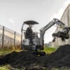 Minibagger „Bobmaster Pro“ – Diesel, 890 kg mit Knickarm + Schaufel-Set