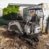 Minibagger „Bobmaster Pro“ – Diesel, 890 kg mit Knickarm + Schaufel-Set