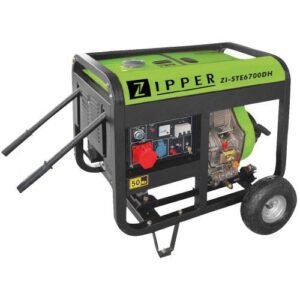 Zipper Stromerzeuger ZI-STE6700DH“ – Diesel-Motor, 6500 W Leistung