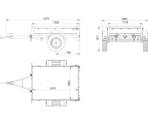 unitrailer-garden-trailer-150-kipp-150x106-cm-mit-flachplane-planentraegern-stuetzrad-4.jpg Unitrailer Gartenanhänger 150 KIPP 150×106 cm (mit flacher Plane, Planenstützen, Stützrad)