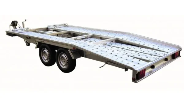 Pritschenanhänger LIDER – 405 x 203 x 6 cm – Doppelachse – Modell 39790